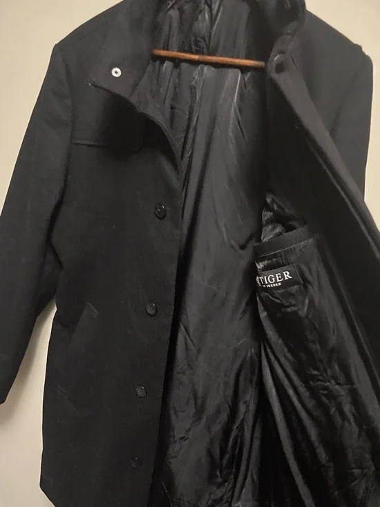 Tiger of Sweden Egal 4 Wool Car Coat Men’s Size 54 - Picture 6 of 14